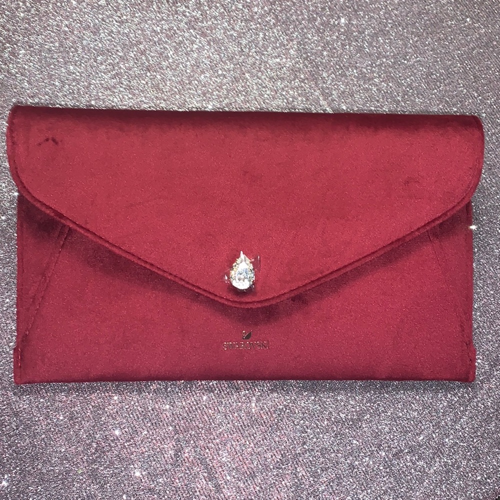 Swarovski Holiday Maroon‎ Clutch